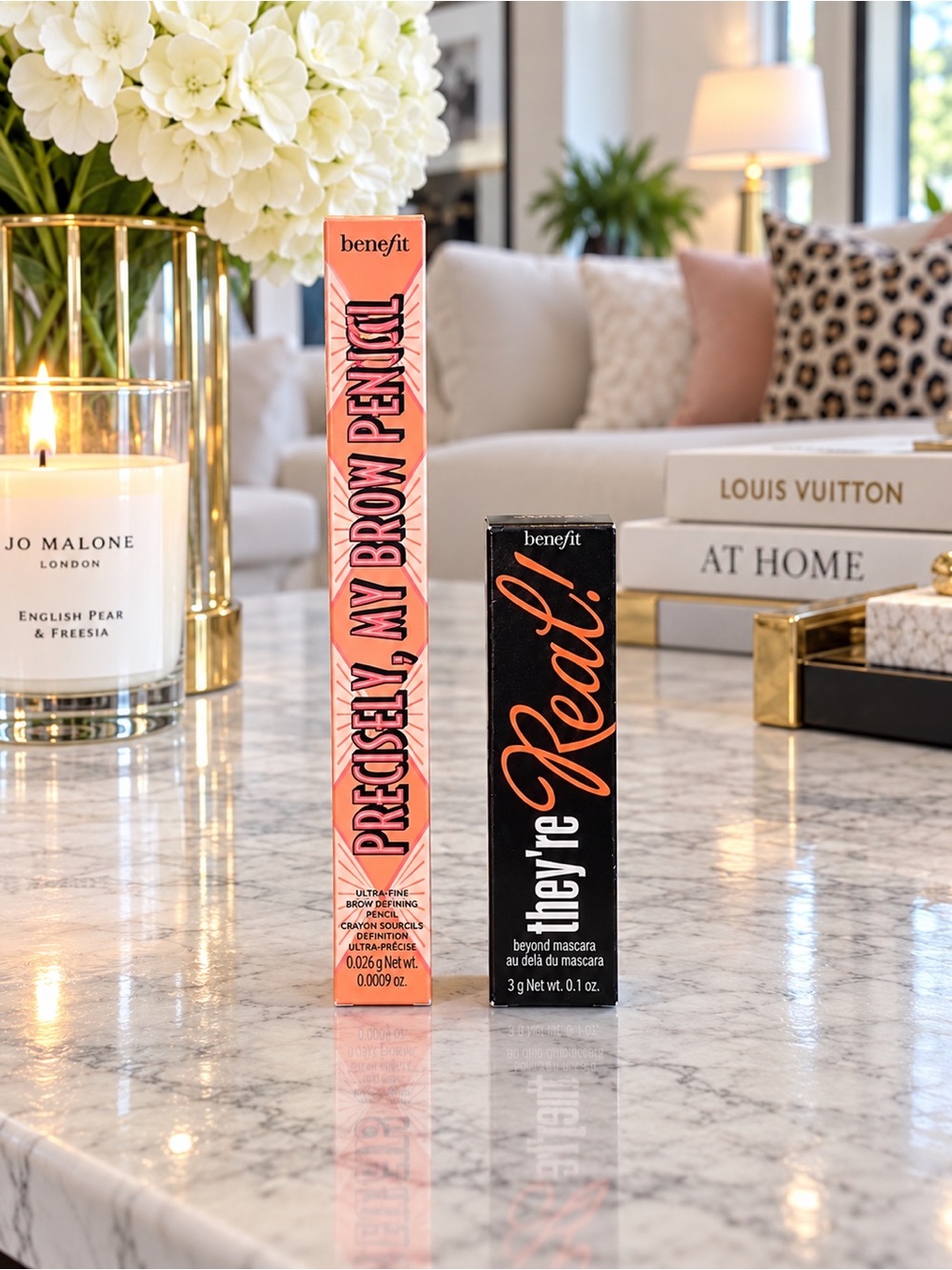 BENEFIT COSMETICS Brow & Mascara Duo Precisely My Brow #3 + They’re Real! NEW